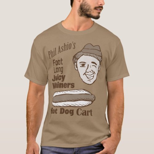 Phil Ashios Hot Dog Cart Mens Shirt