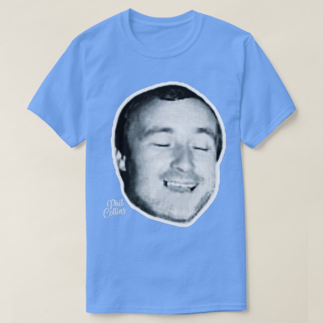 Phil Collins 80s aesthetic Design 1 T-Shirt (Design Front)
