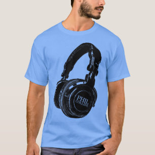 Phil Collins Retro Headphones T-Shirt