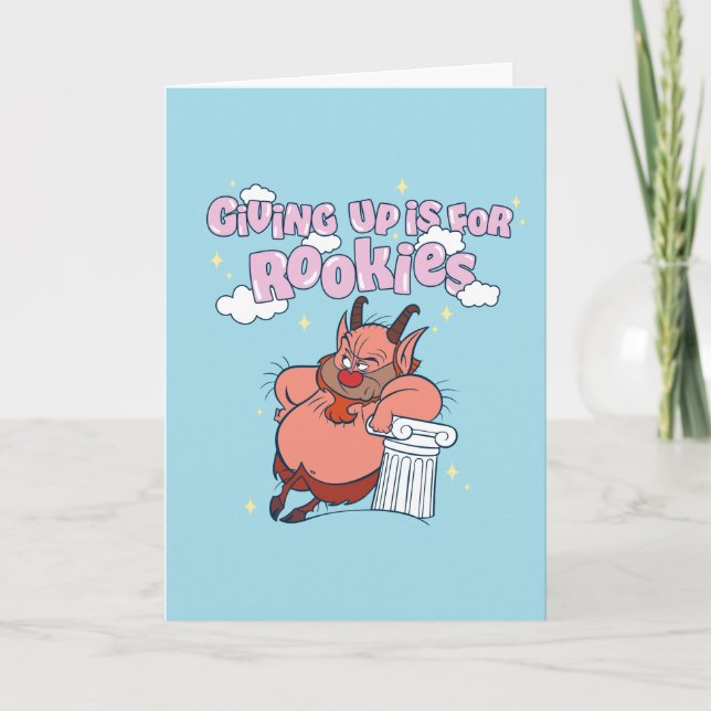 Phil - Giving Up is for Rookies Card (Front)