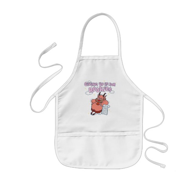 Phil - Giving Up is for Rookies Kids' Apron (Front)