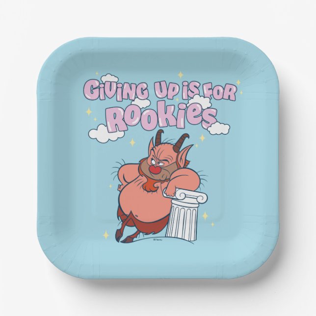 Phil - Giving Up is for Rookies Paper Plates (Front)