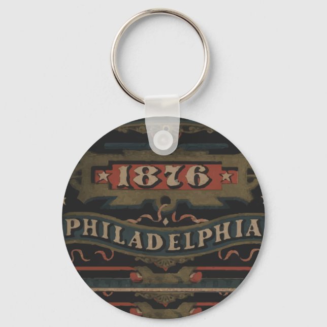 Philadelphia 1876 pennsylvania keychain (Front)