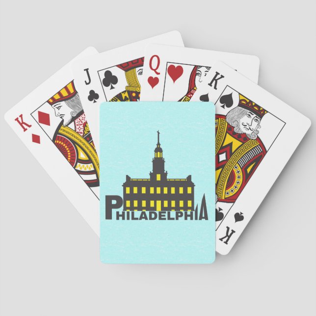 Philadelphia 1 poker cards (Back)