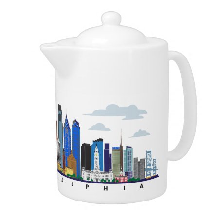 Philadelphia 2023 Panorama Teapot