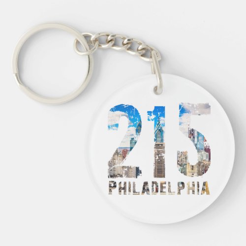 Philadelphia 215 Philly 215 Pennsylvania Keychain