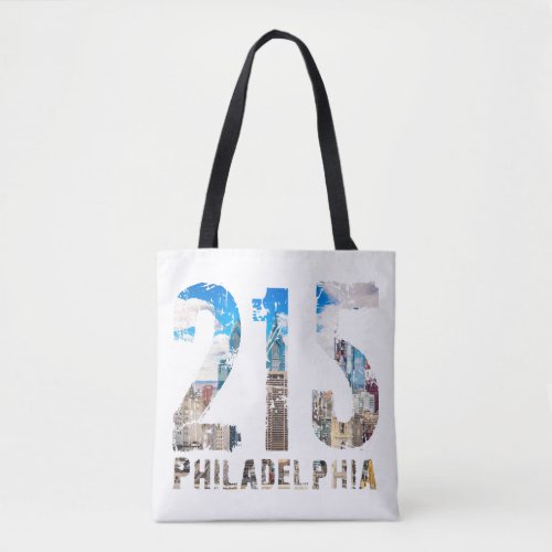 Philadelphia 215 Philly 215 Pennsylvania Tote Bag