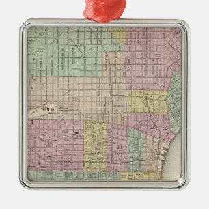 Philadelphia 2 metal ornament