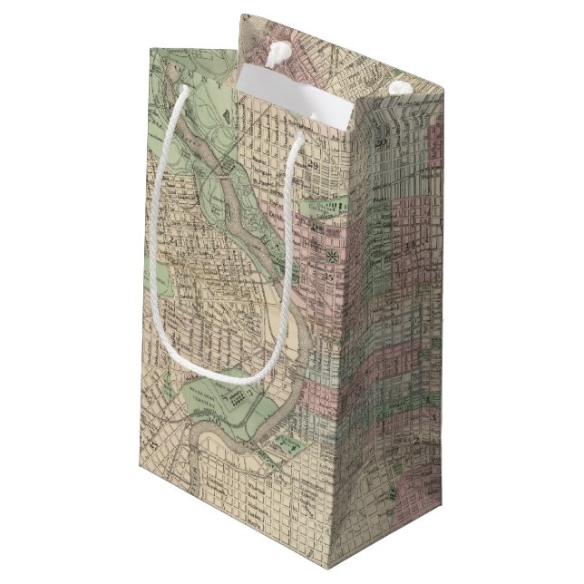 Philadelphia 3 small gift bag (Back Angled)