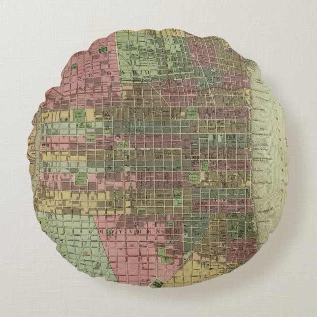 Philadelphia 4 round pillow (Front)