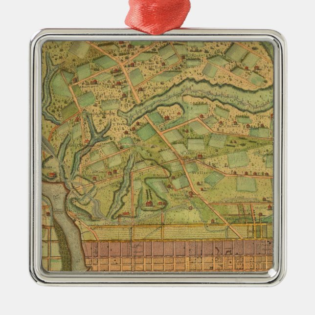 Philadelphia 5 metal ornament (Front)