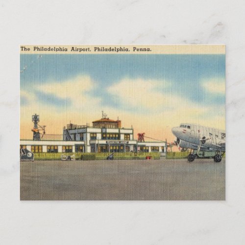 Philadelphia Airport Philadelphia Pennsylvania Postcard