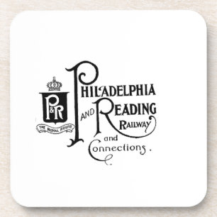 Philadelphia and Reading Railroad Logo Beverage Coaster
