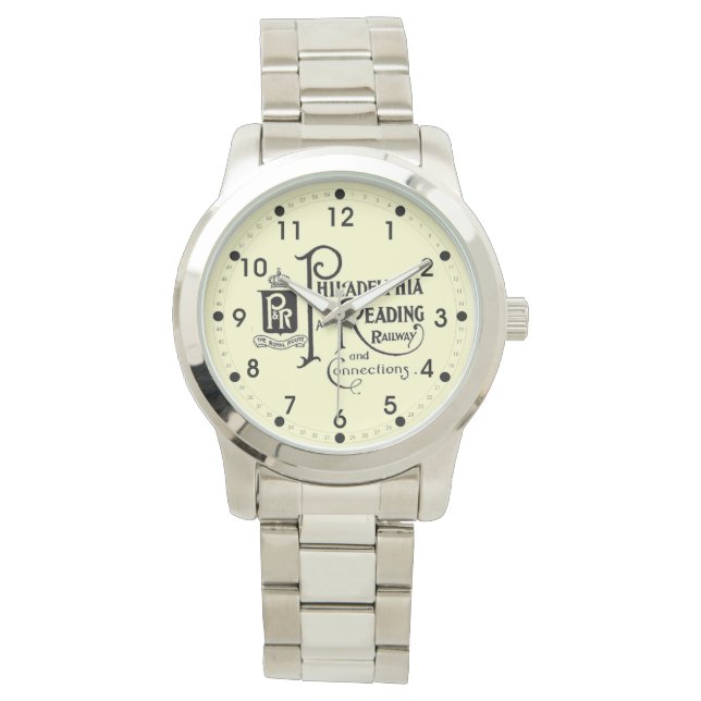 Philadelphia and Reading Railroad Logo Watch (Front)