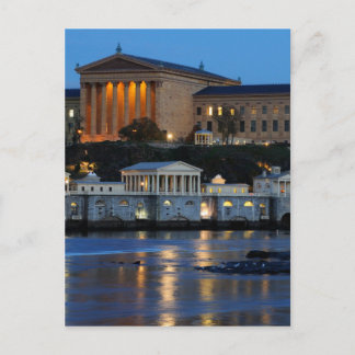 Philadelphia Art Museum and Fairmount Water Works Postcard