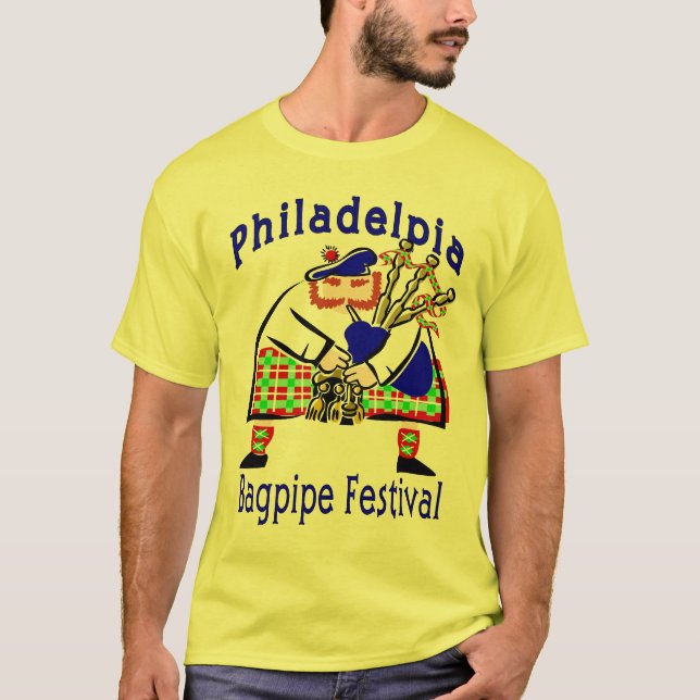 Philadelphia Bagpipe Festival T-Shirt (Front)