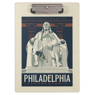 Philadelphia Benjamin Franklin Institute Clipboard