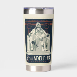 Philadelphia   Benjamin Franklin Institute Insulated Tumbler