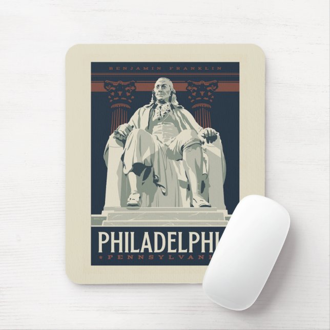 Philadelphia | Benjamin Franklin Institute Mouse Pad (With Mouse)