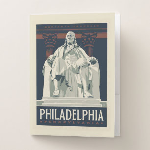 Philadelphia Benjamin Franklin Institute Pocket Folder