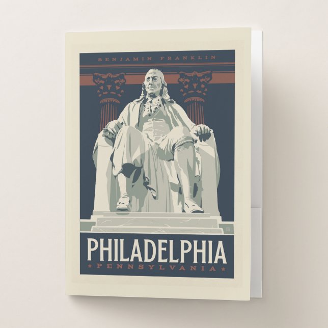 Philadelphia | Benjamin Franklin Institute Pocket Folder (Front)