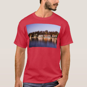 Philadelphia Boathouse Row Schuylkill River Rowing T-Shirt