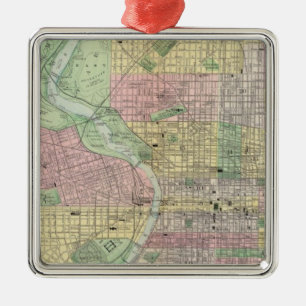 Philadelphia, Camden Metal Ornament