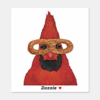 Philadelphia Cardinal Stickers by vickisawyer at Zazzle