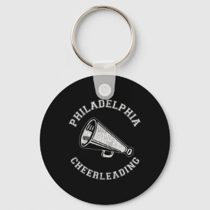 Philadelphia Cheer Distressed Retro 90's Cheerlead Keychain