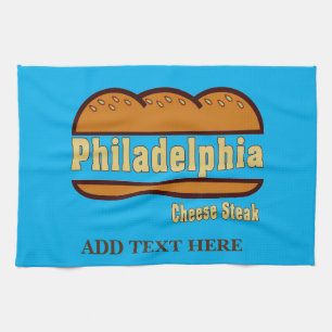 Philadelphia Cheese Steak design Kitchen Towel