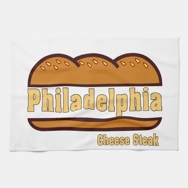 Philadelphia Cheese Steak design Towel (Horizontal)