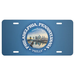 Philadelphia (cities) license plate