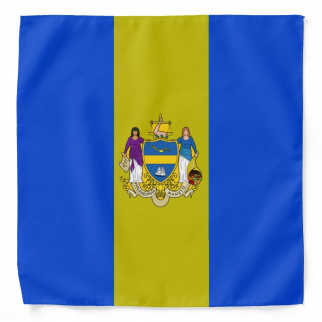 Philadelphia City flag Bandana (Front)