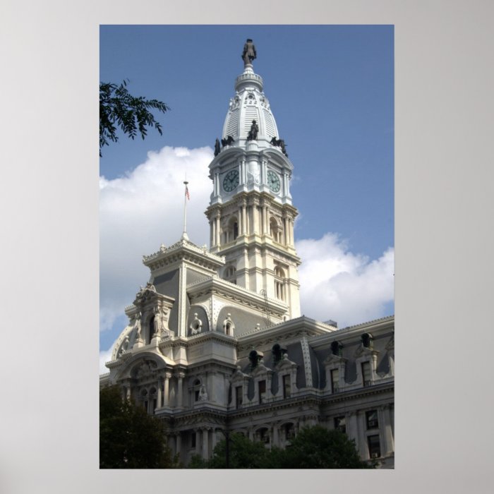 Philadelphia City Hall Poster