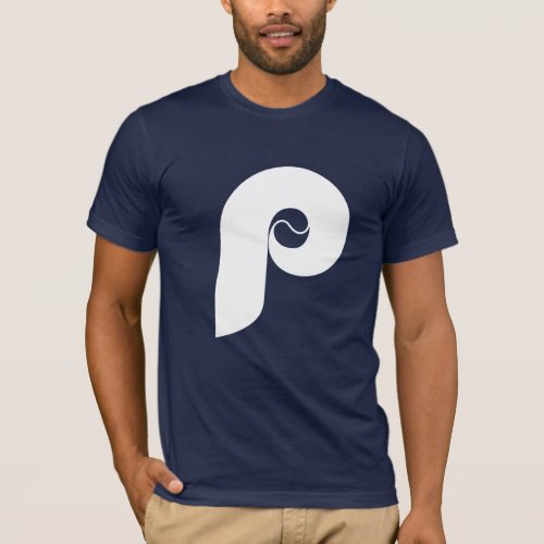 Philadelphia City large monogram _ Retro  T_Shirt