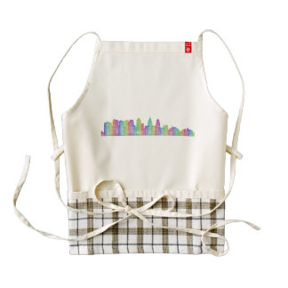 Philadelphia city skyline zazzle HEART apron