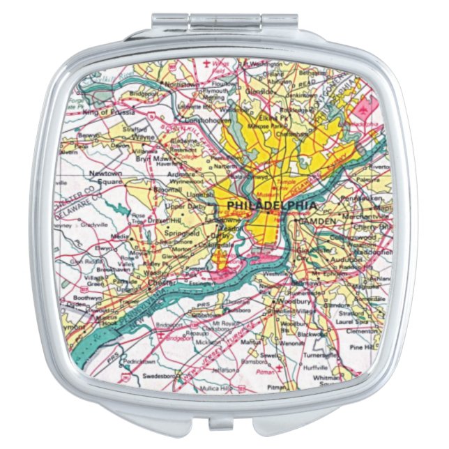 Philadelphia Compact Compact Mirror (Front)