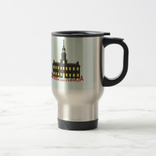 Philadelphia cyrillic 1 travel mug