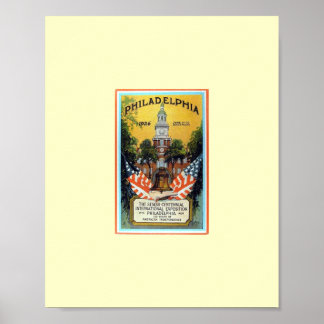 Philadelphia Exposition 1926 Vintage Poster