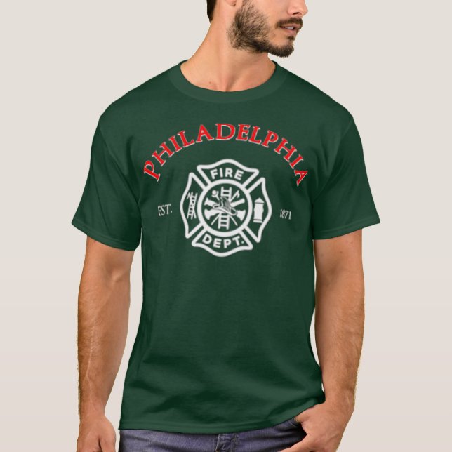 Philadelphia Fire Rescue Department Pennsylvania T-Shirt (Front)