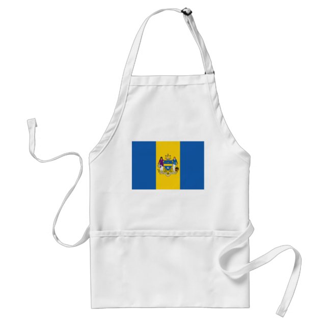 Philadelphia Flag Adult Apron (Front)