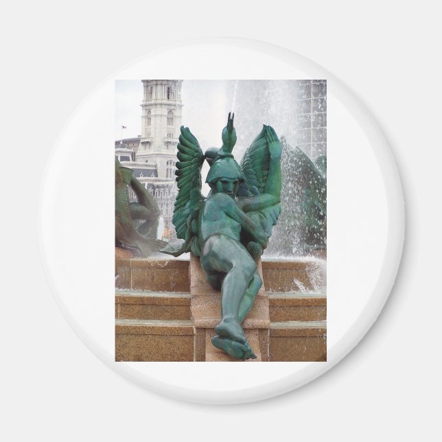 Philadelphia fountain magnet (Front)