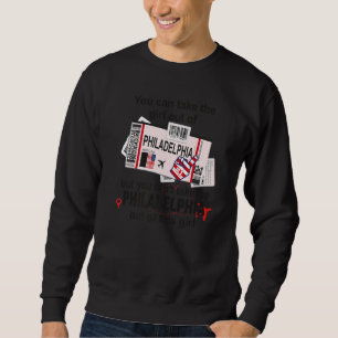 Philadelphia Girl Philadelphia Boarding Pass Sweatshirt