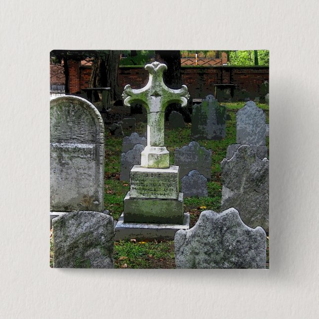 Philadelphia Graveyard CB Button (Front)