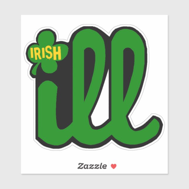 PHILADELPHIA IRISH STICKER (Sheet)