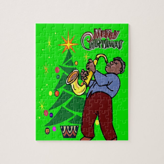 Philadelphia Jazz Christmas style Jigsaw Puzzle (Vertical)