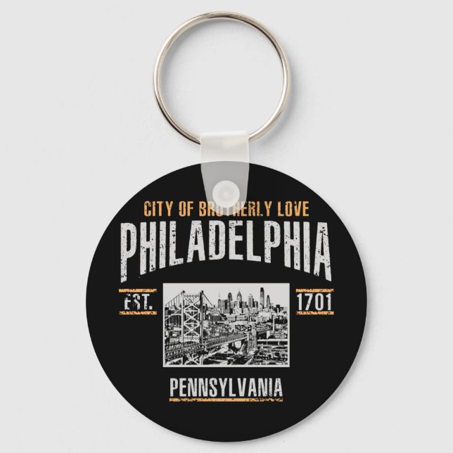 Philadelphia Keychain (Front)