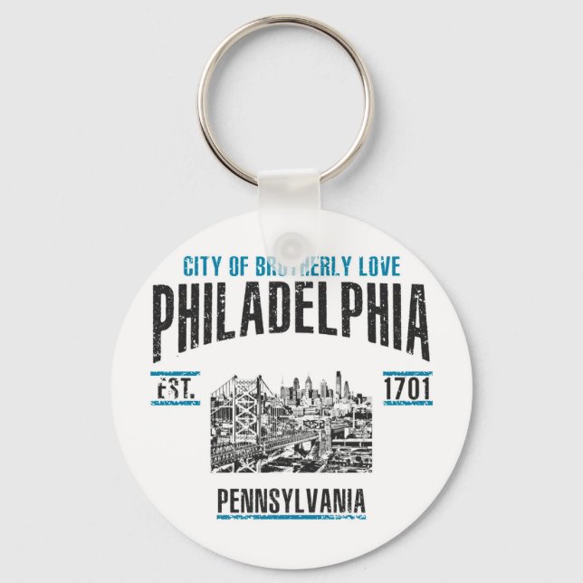 Philadelphia Keychain (Front)