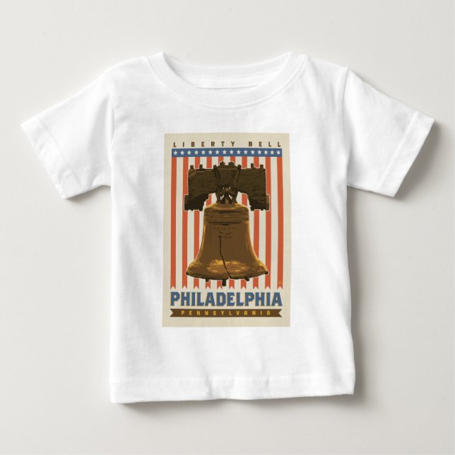 Philadelphia | Liberty Bell Baby T-Shirt (Front)