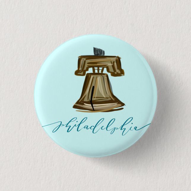 Philadelphia - Liberty Bell Button (Front)